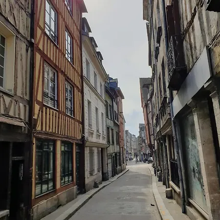 Appartement Maison hypercentre Rouen avec parking gratuit